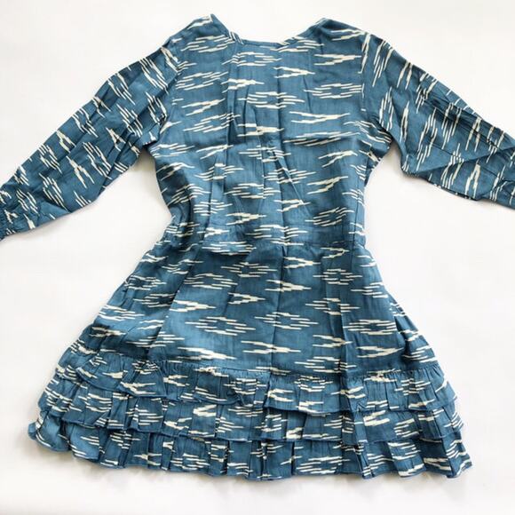 NWT Yo Baby Teal Graphic Print Dress Size 5 - Picture 4 of 8